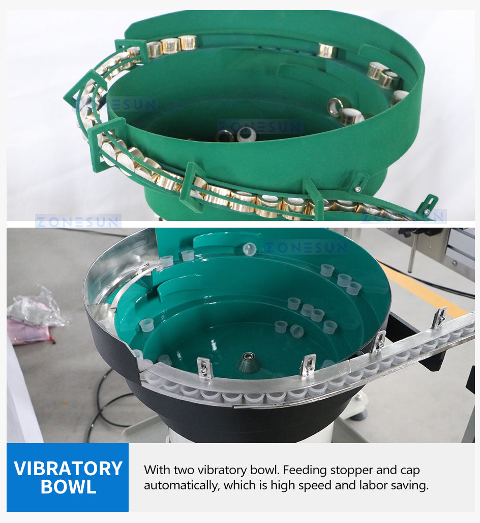 ZONESUN ZS-XG16X Automatic Capping Machine Lid with Inner Plugs Capper