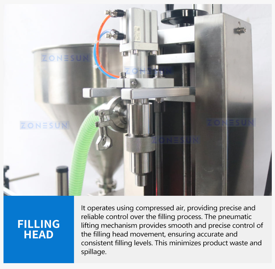 ZONESUN ZS-VTMP1N Automatic Magnetic Pump Paste Filling Machine