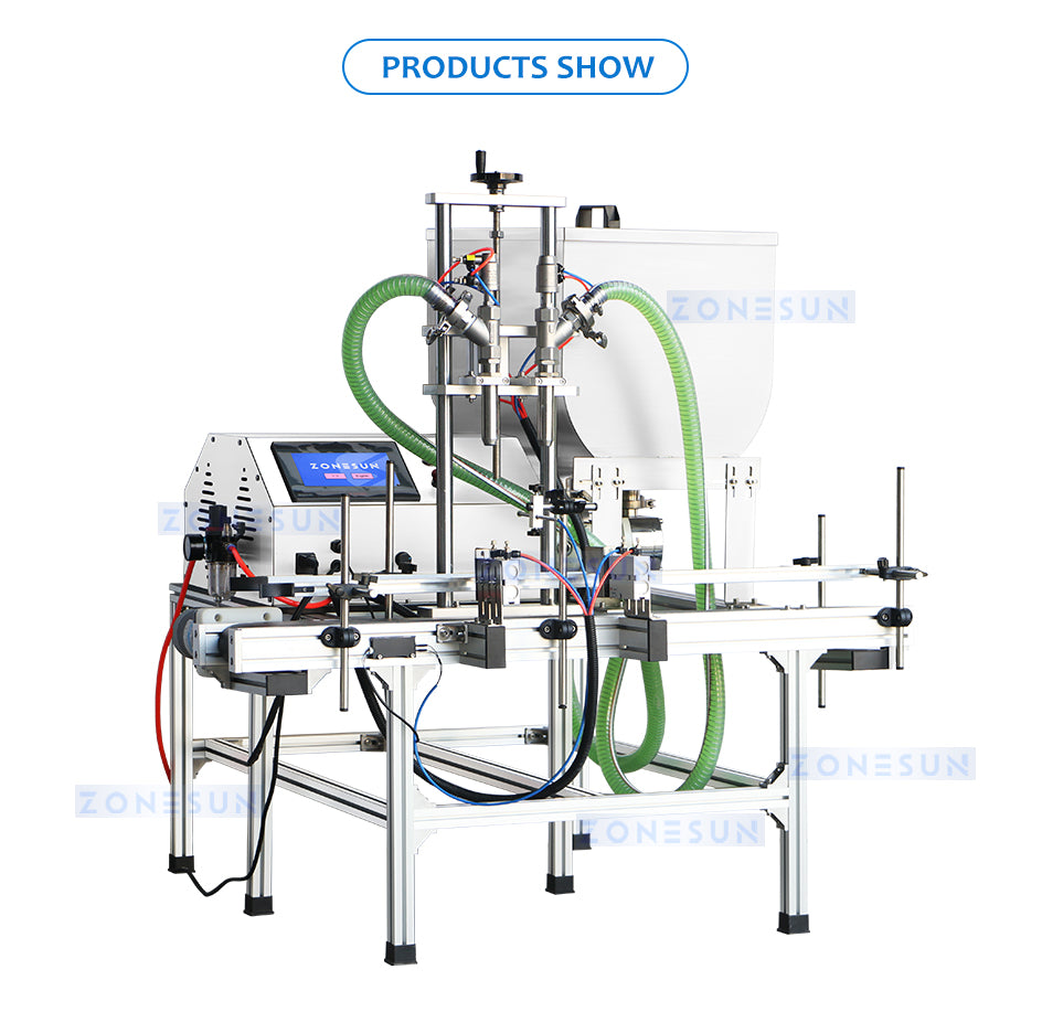 ZONESUN Thick Liquid Filling Machine Rotor Pump Paste Filler ZS-DTGT900U2