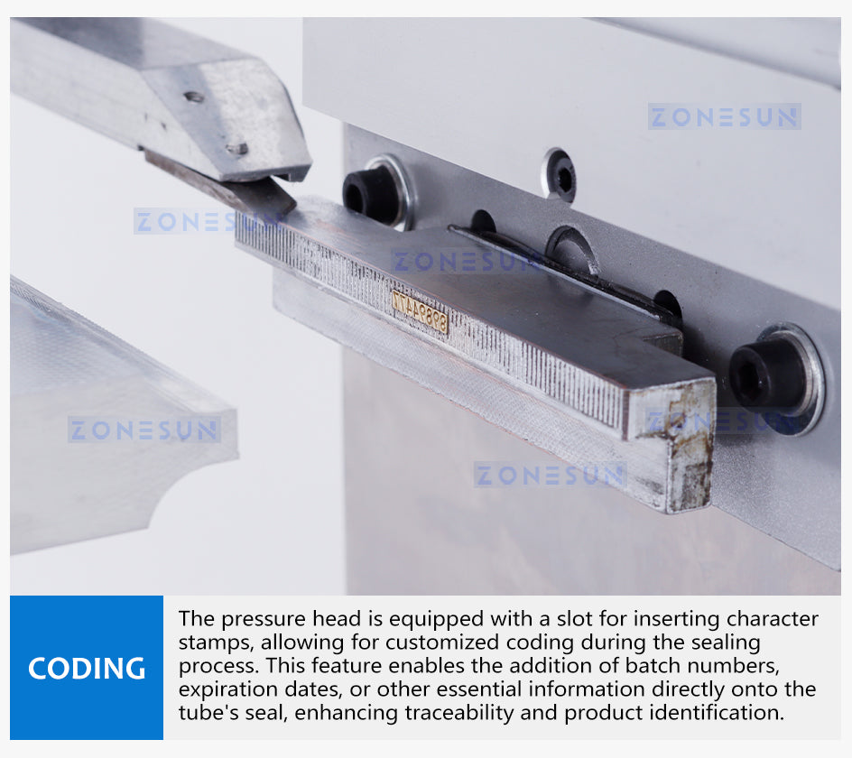 ZONESUN ZS-QDFW125S Ultrasonic Plastic Tube Sealing Machine
