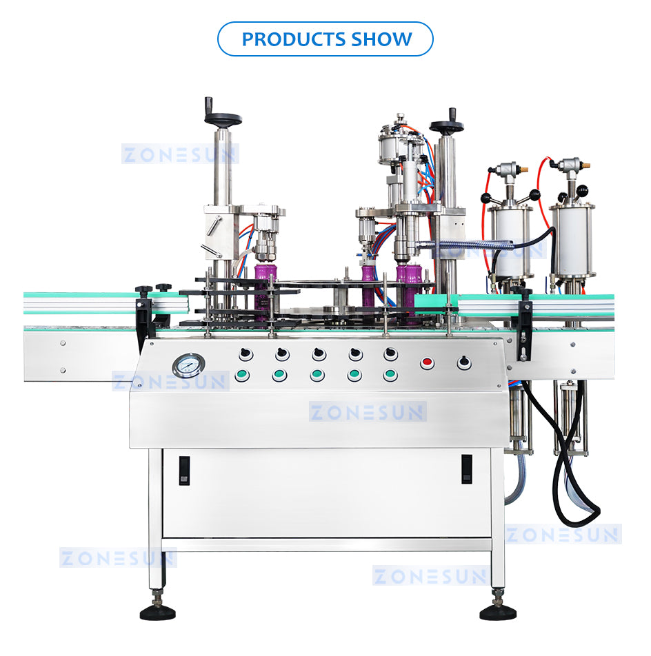 Aerosol Canning Monoblock Filling Sealing Machine