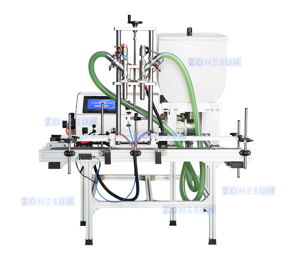 ZONESUN Thick Liquid Filling Machine Rotor Pump Paste Filler ZS-DTGT900U2