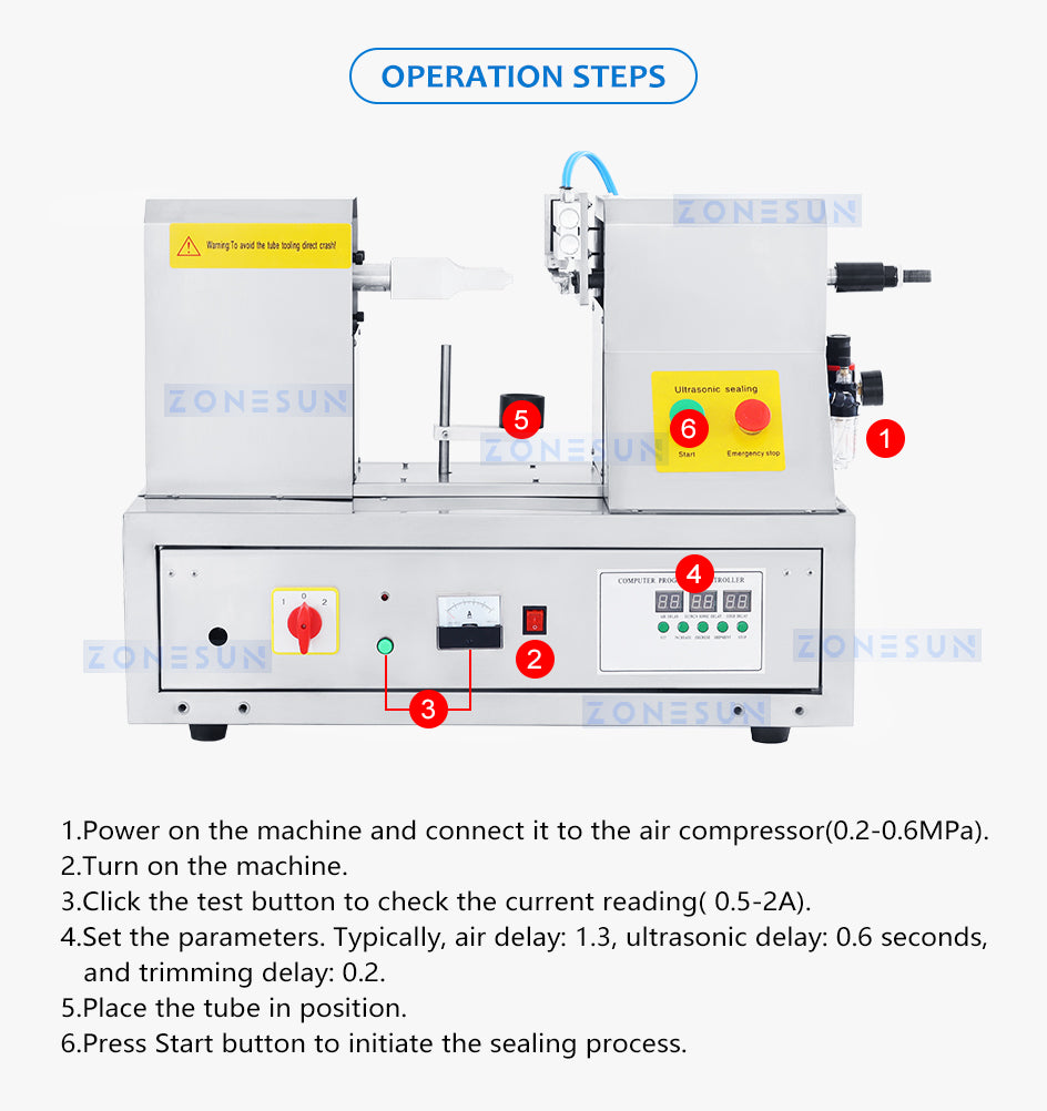 semi automatic tube sealing machine