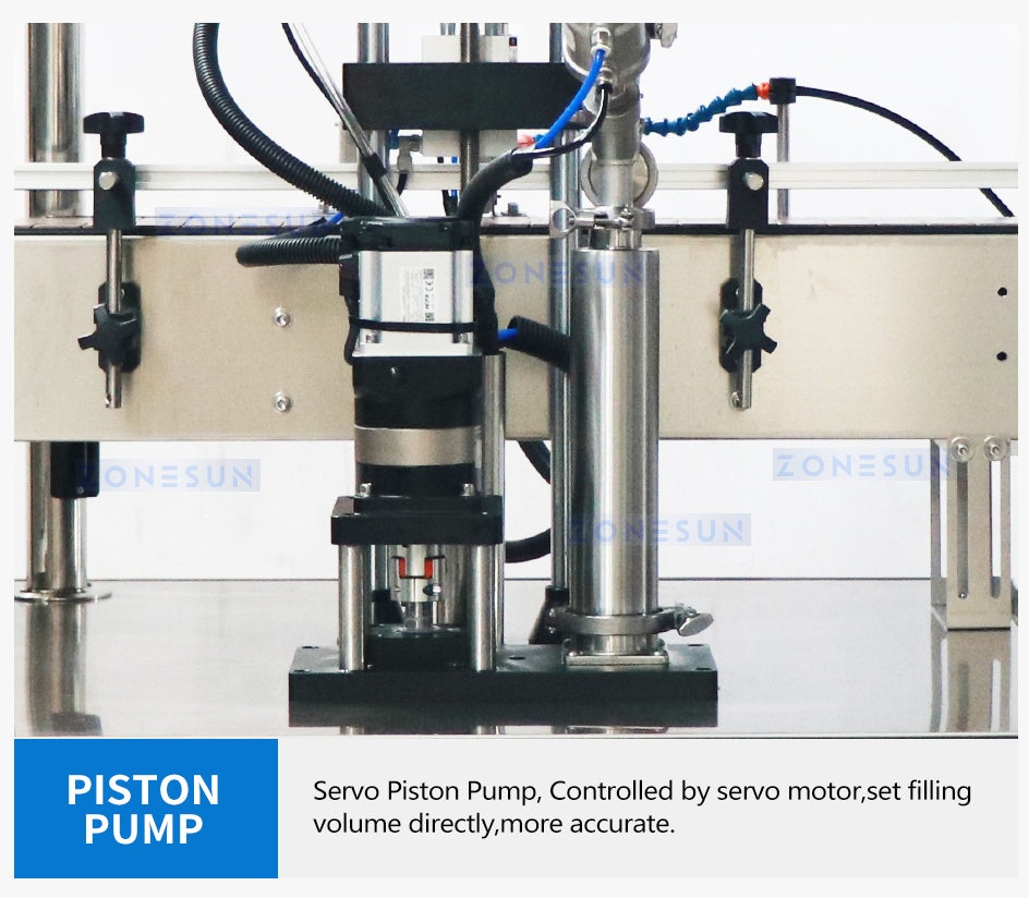 ZONESUN  Servo Piston Paste Filling Machine