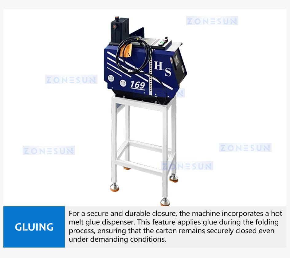 ZONESUN ZS-ZH25R Automated Box Folding Machine