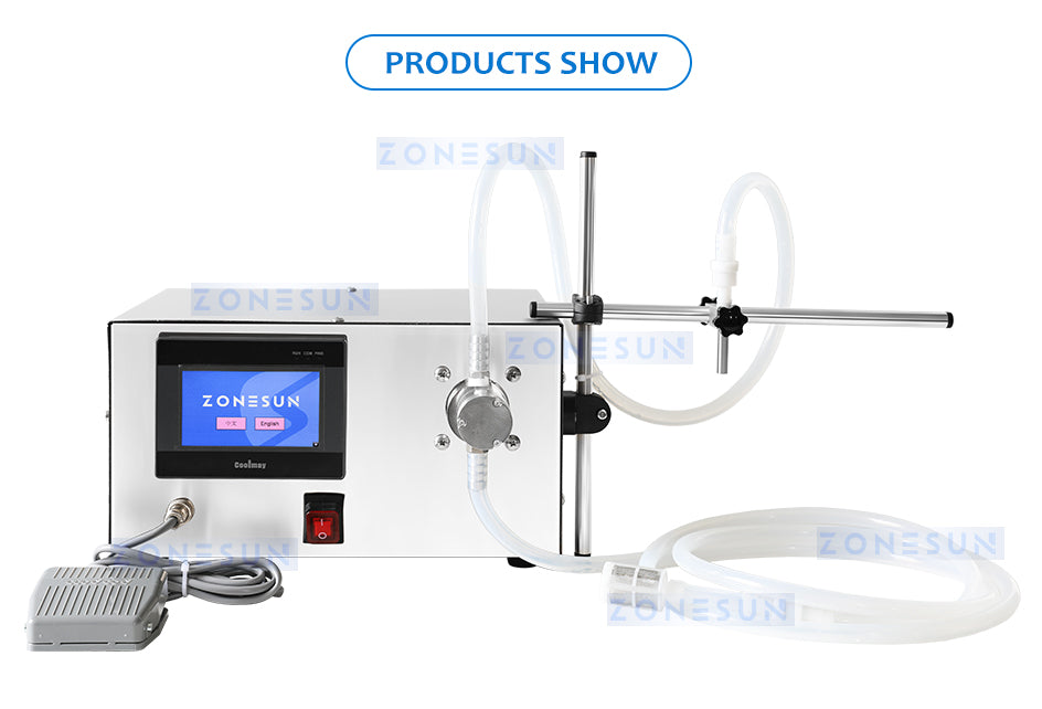 ZONESUN ZS-MPZ1 Semi Automatic Magnetic Pump Liquid Filling Machine