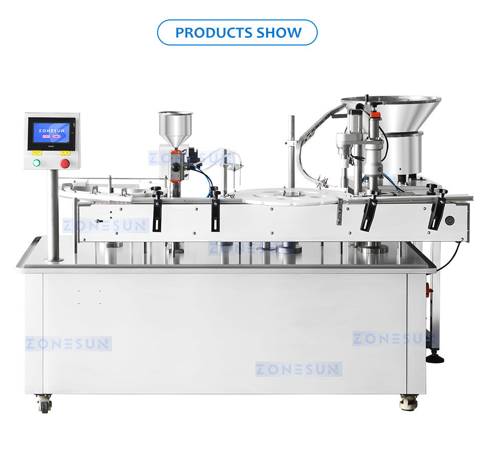 ZONESUN ZS-AFC30 Paste & Liquid Dual-System FIling Capping Machine