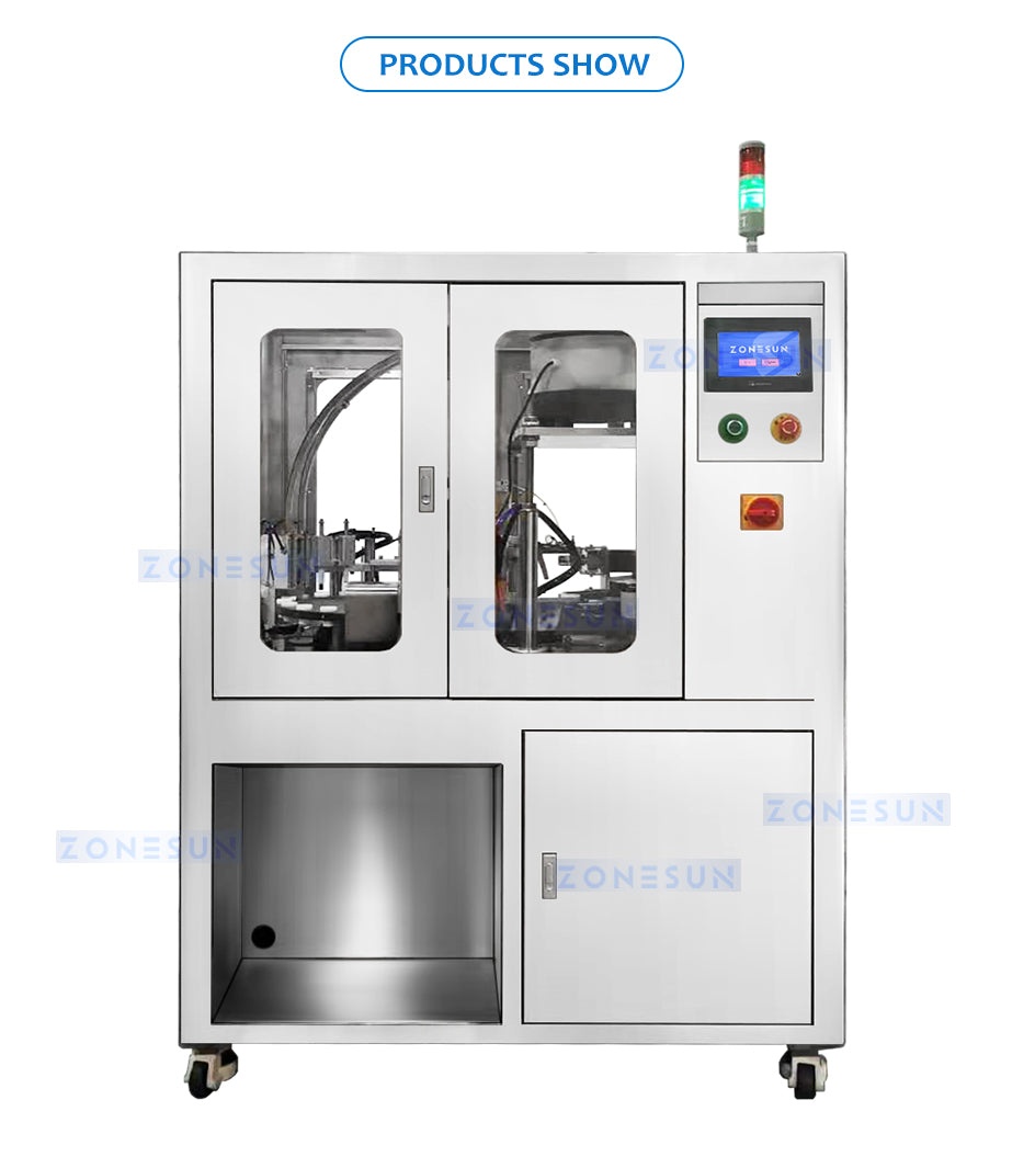 ZONESUN ZS-AFC5 2 Heads Automatic Small Scale Ampoule Bottle Filling and Sealing Machine