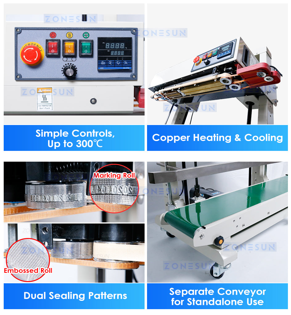 ZONESUN ZS-FAL180Z1 Doypack Powder Filling and Sealing Line