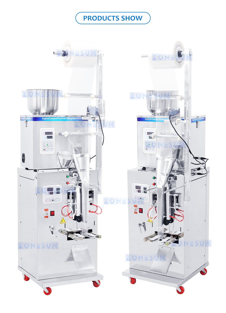 ZONESUN ZS-GZ200 Weighing Powder Filling And Three Side Sealing Machine