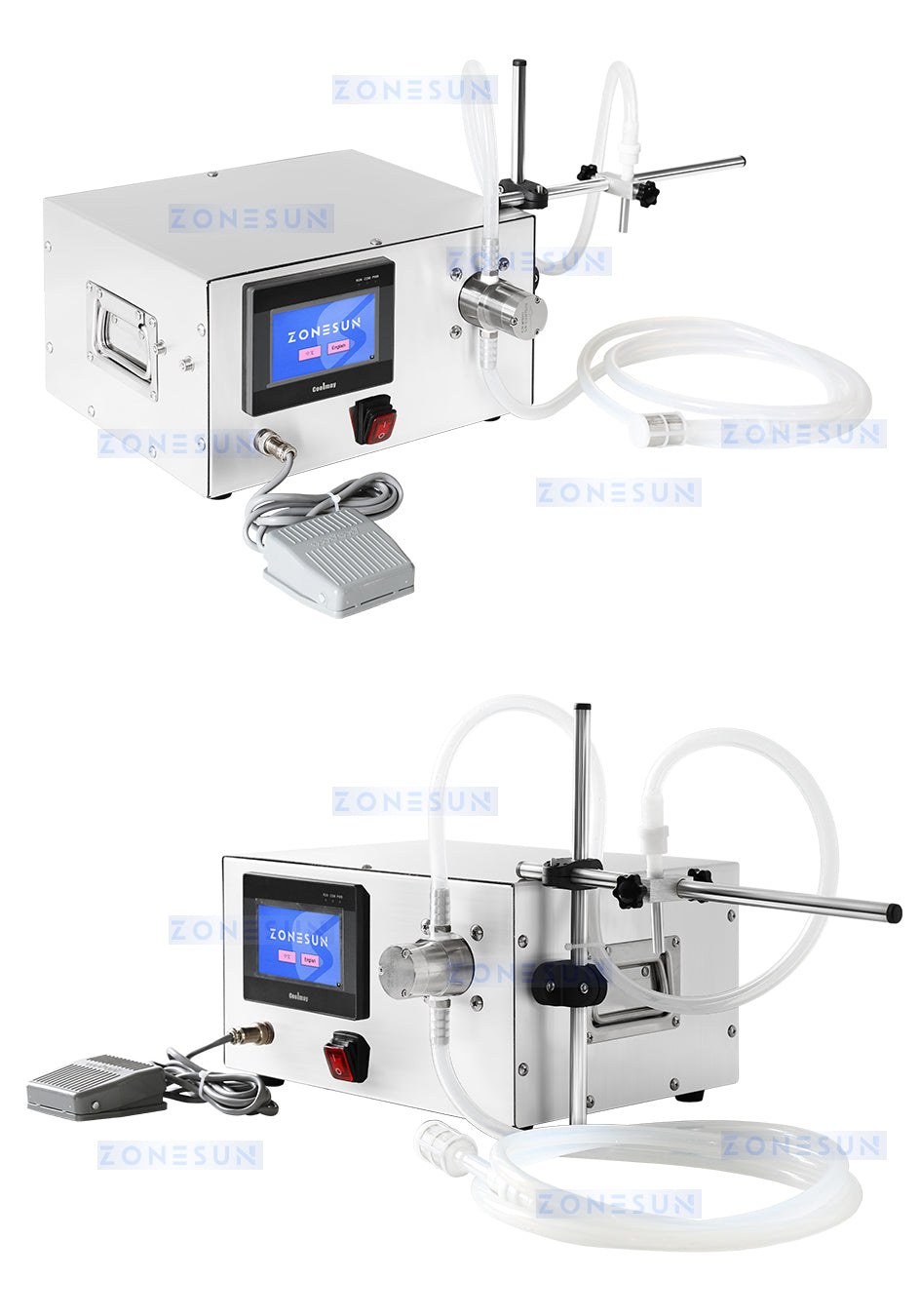 ZONESUN ZS-MPZ1 Semi Automatic Magnetic Pump Liquid Filling Machine