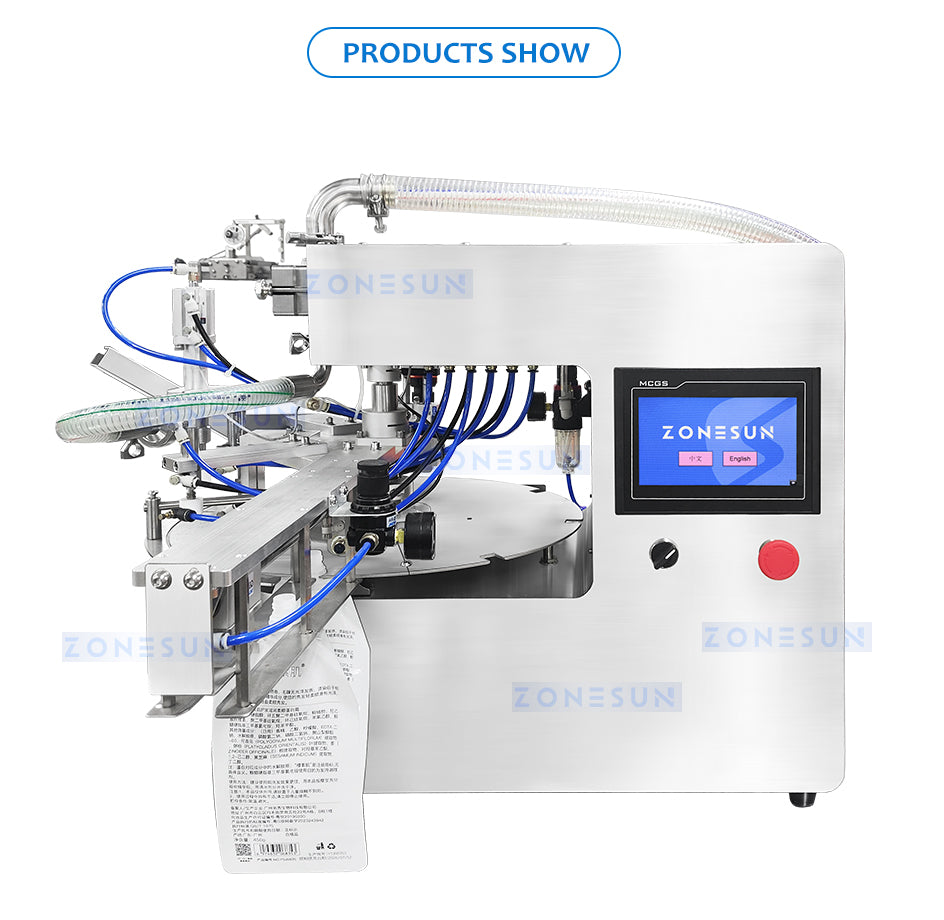 ZONESUN ZS-SVFC1 Rotary Spout Pouch Filler Servo Motor Filling Sealing Machine