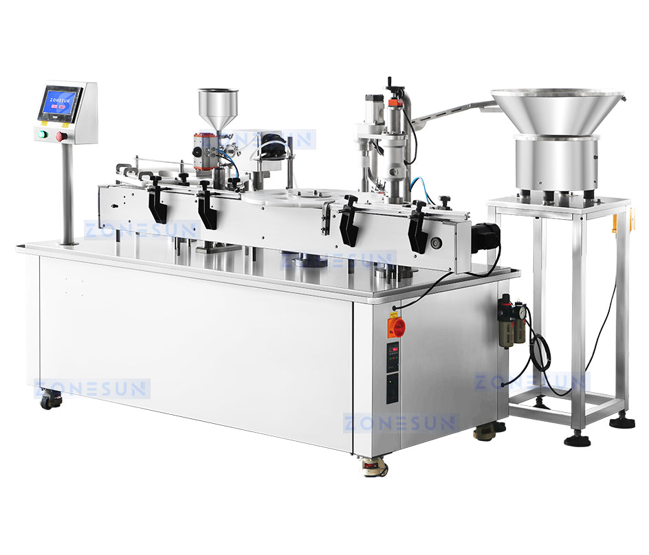 ZONESUN ZS-AFC30 Paste & Liquid Dual-System FIling Capping Machine