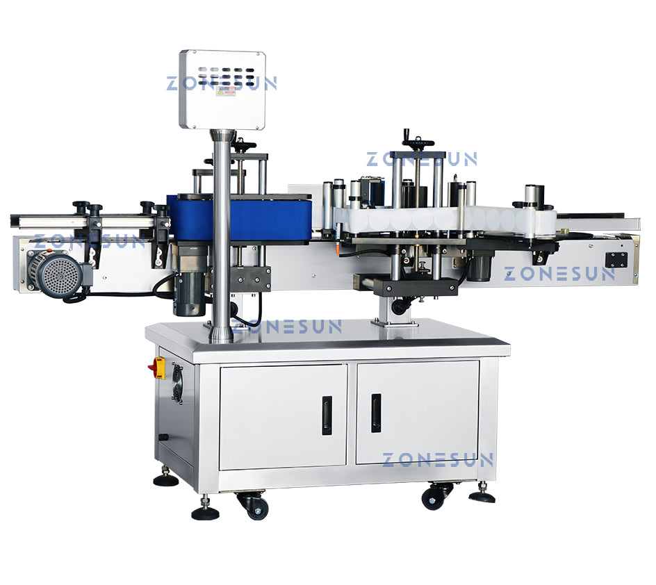 ZONESUN ZS-TB200R Automatic Wrap-around Round Bottle Labeling Machine