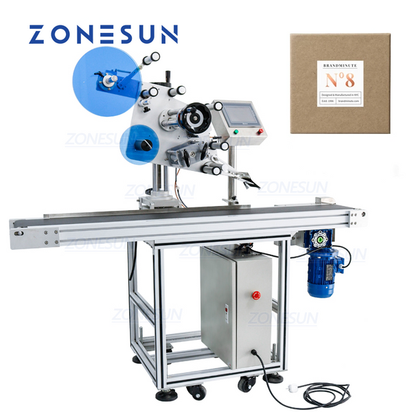 ZONESUN ZS-TB831B Machine d'étiquetage plate automatique