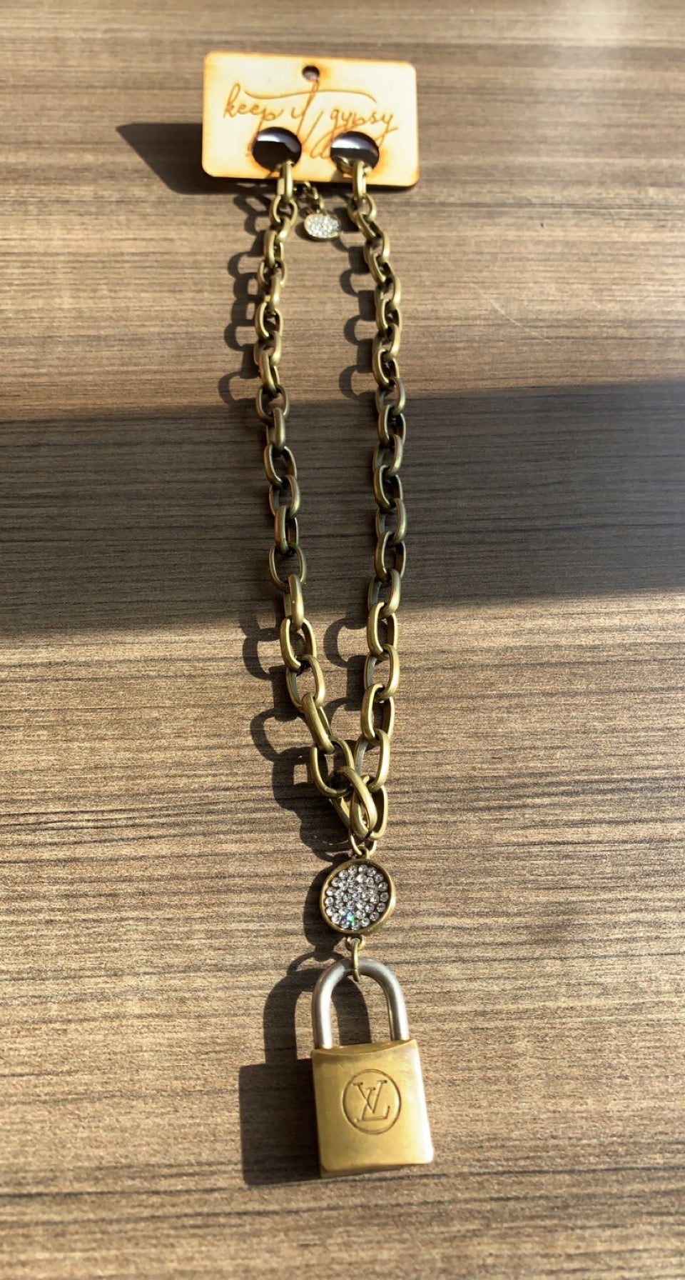 Revamped LV Gold Square Necklace – Miss Texas Beauty Boutique