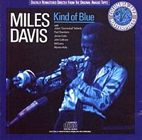 album cover for Miles Davis Kind of Blue 