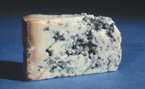 image of a slab of blue cheese 