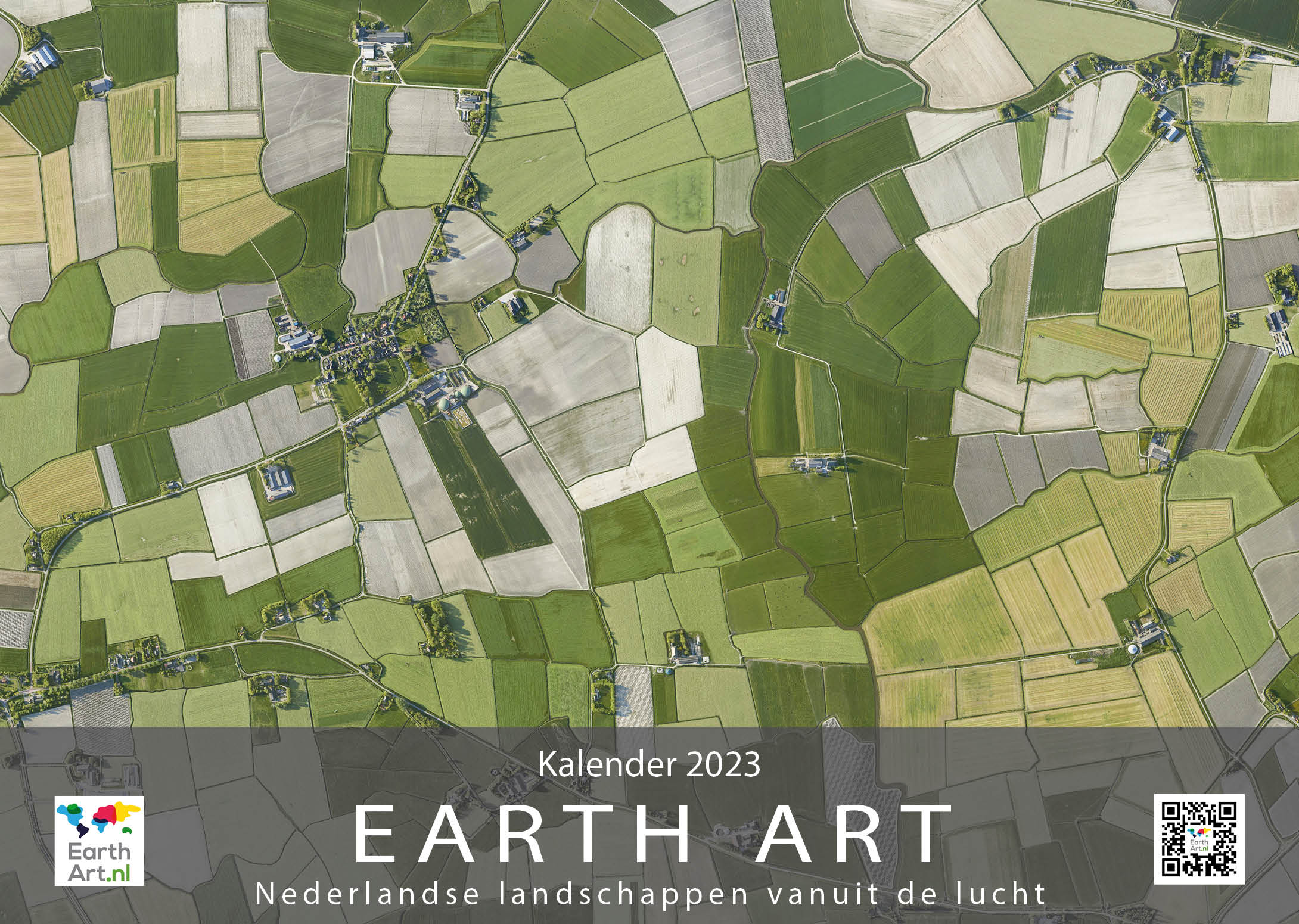 argument huiswerk maken roekeloos Earth Art kalender 2023 - A3 fotokalender met luchtfoto's NL (liggend)