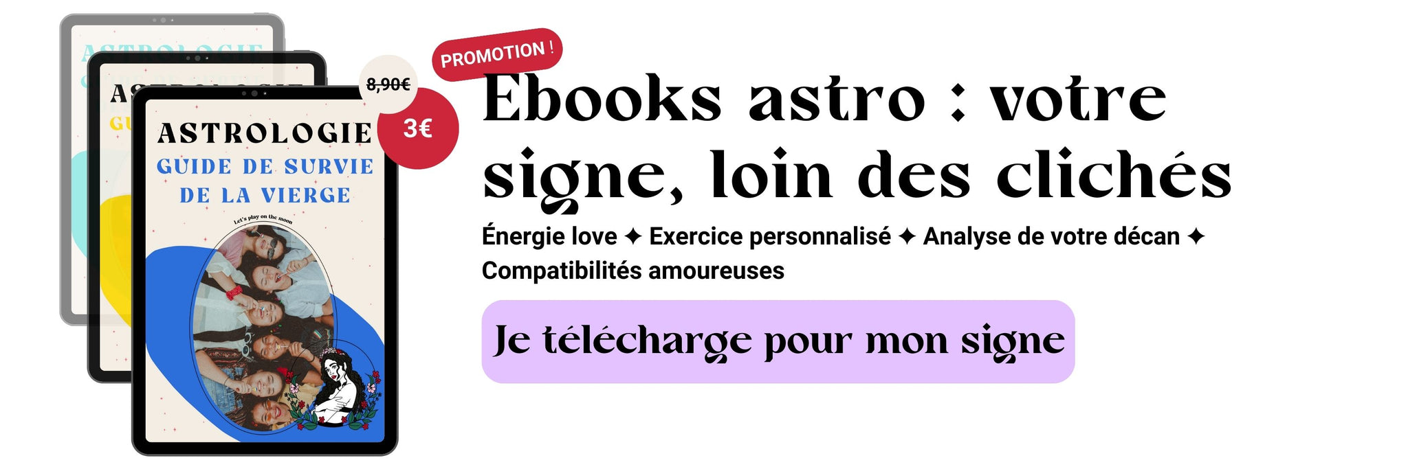 Ebook astro : apprenez à tirer partie de l'énergie de votre signe