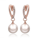 Nevaeh Pearl Drop Earring in 18K Gold Plated - The Trendy Accessories Store
