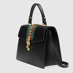 gucci sylvie medium black