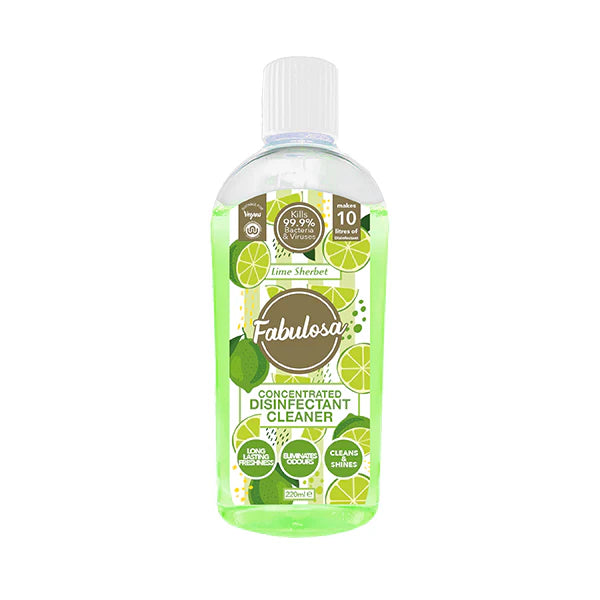 Fabulosa Desinficerende koncentreret rengøringsvæske - Cotton Fresh 220ml Kun 11 På Lager