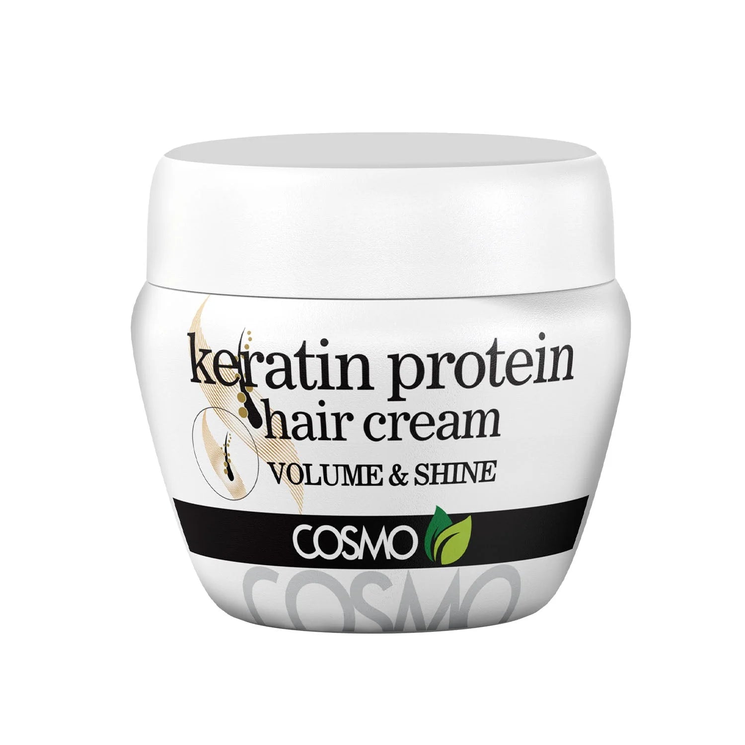 Cosmo Hårcreme 250ml Keratin Protein Kun 15 På Lager