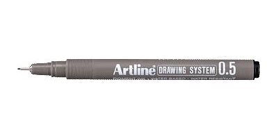 Artline EK-235 Fineliner Schwarz Kun 2 På Lager