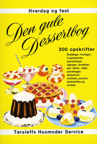 Den gule dessertbog Kun 4 På Lager