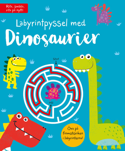 Labyrintpyssel med dinosaurier Kun 1 På Lager