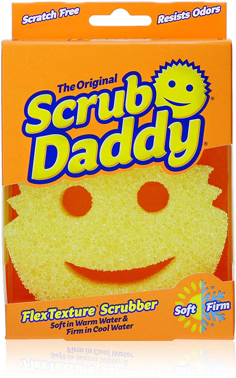 Scrub Daddy Dish Daddy Dishwand Refill Sponge - Set of 2 (Yellow