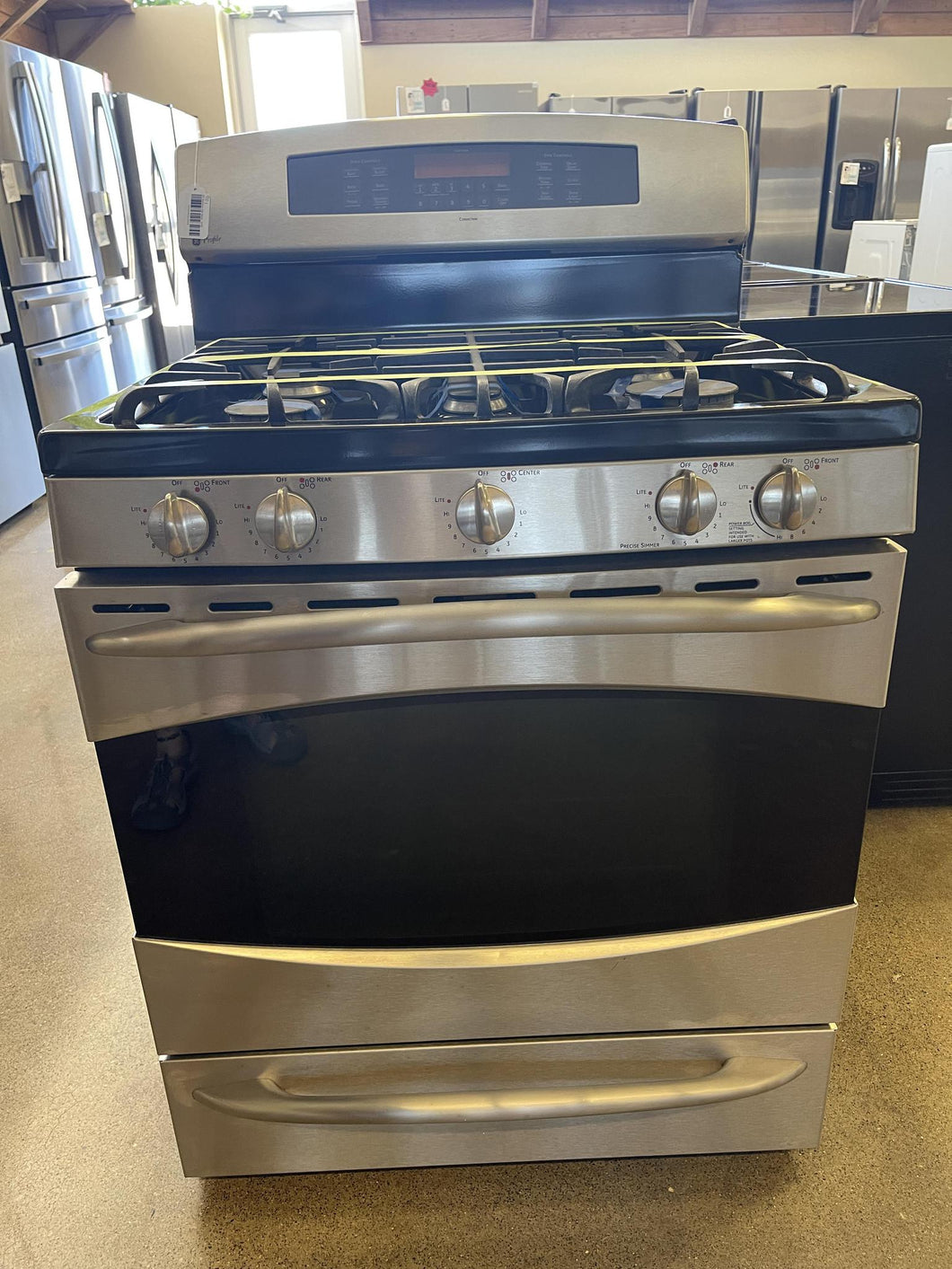 ge stainless gas cooktop