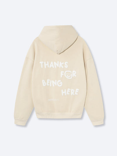 thanks for being here hoodie - black – DRMERS CLUB