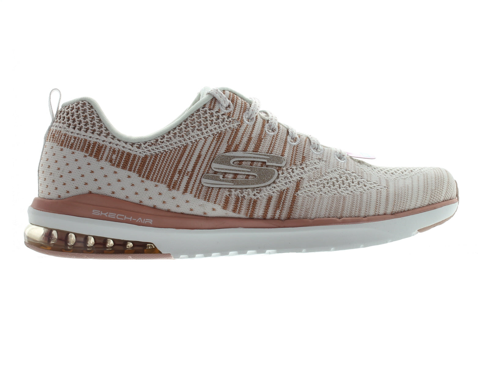 Skechers 12114| White Rose Gold 