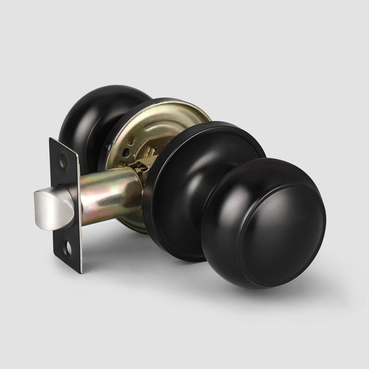 Oval Style Passage Door Knobs (No Lock) - DL692PS – KNOBWELL