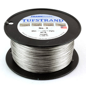 Vinyl Coated Picture Hanging Wire #4 100-Feet Braided Picture Wire Heavy NEW