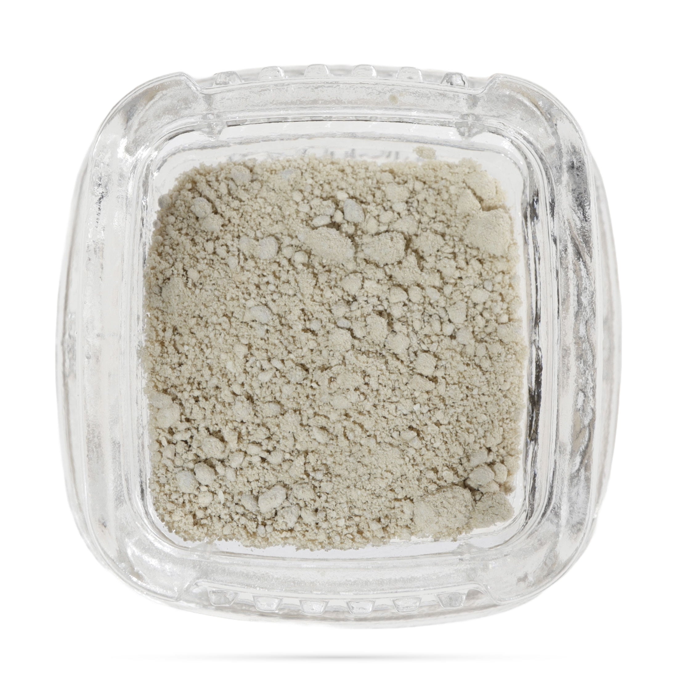 Image CBGa Isolate  powder in a jar.