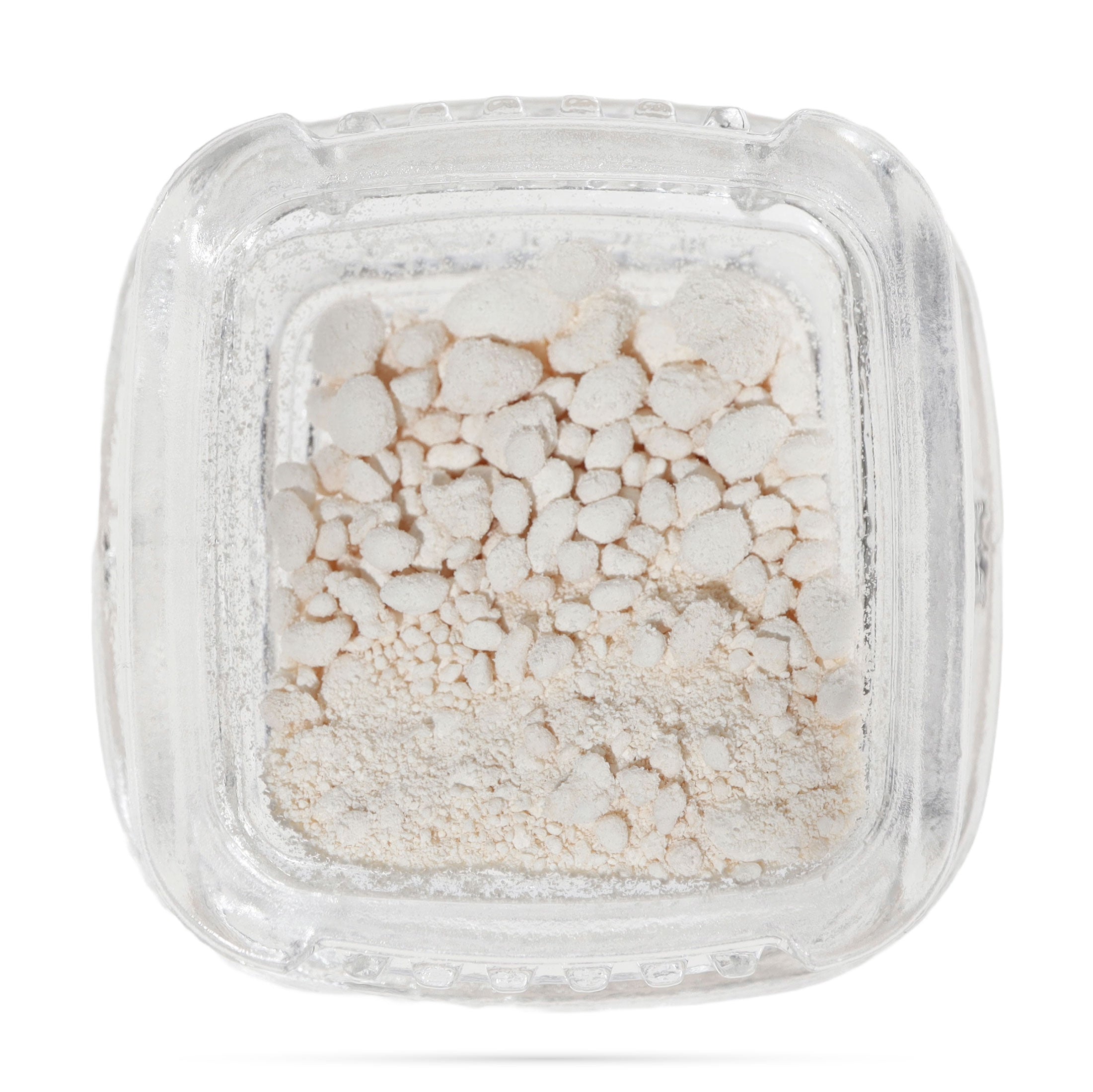 Image CBD Isolate  powder in a jar.