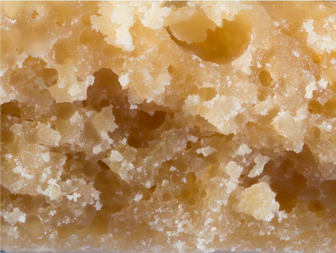 Close up image of crumble dabs.