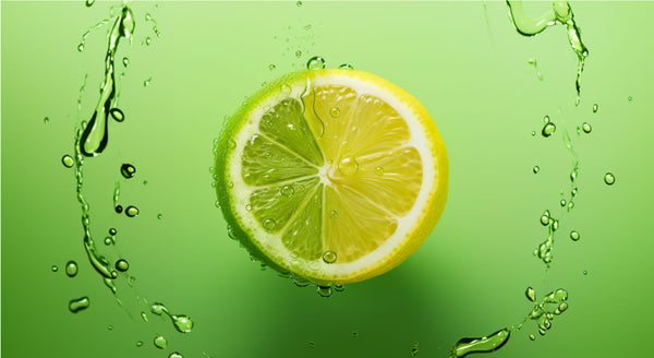 Image of a juicy lime and lemon morphed together