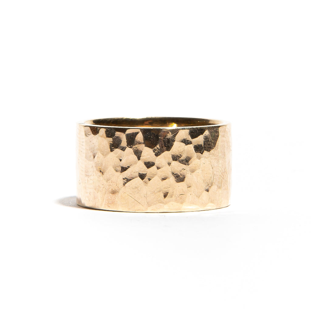 Wabi Sabi Wedding Band in Rose Gold - Gardens of the Sun