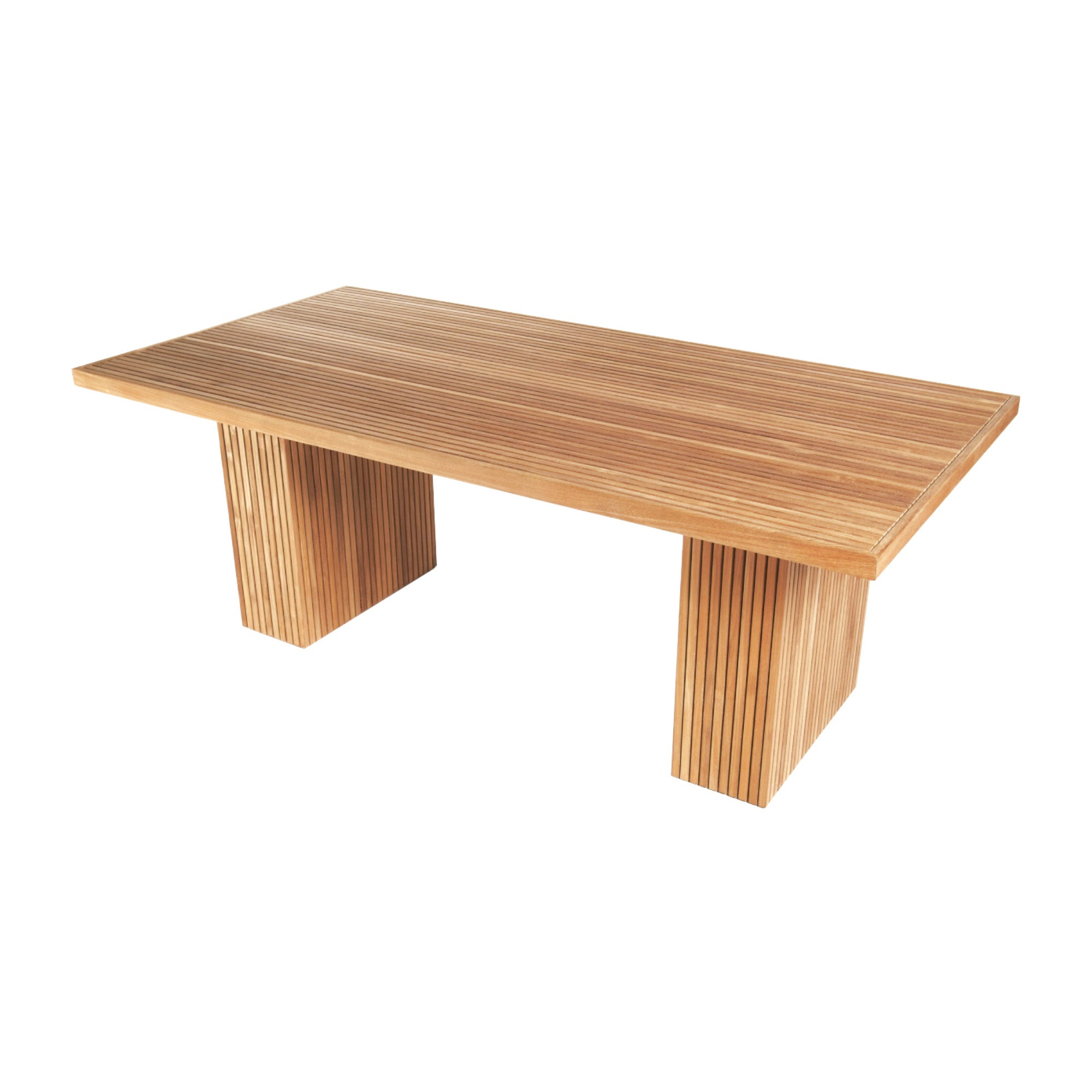 Table+en+teck+rectangulaire+Liner+200+x+100+cm+(79+x+40+po)