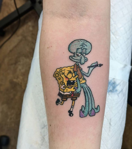 L Demps on Twitter I would like to specialize in only SpongeBob tattoos  httpstcohKVCNh5gV4  Twitter
