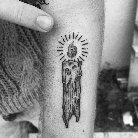 Bedirhan Öztürk on Instagram  candle  tattoo dövme tattoos candle  candletattoo oldschool oldschooltattoo neotraditional  neotraditionaltattoo