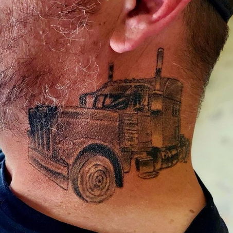 American truck tattoo  Truck tattoo Tattoos Tattoo sleeve men