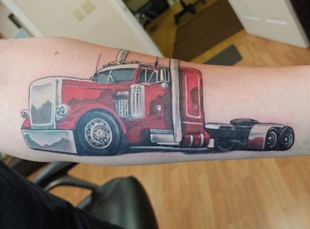 60 Truck Tattoos For Men  Vintage and Big Rig Ink Design Ideas