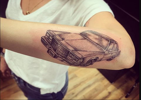 Learn 96 about car tattoos simple latest  indaotaonec