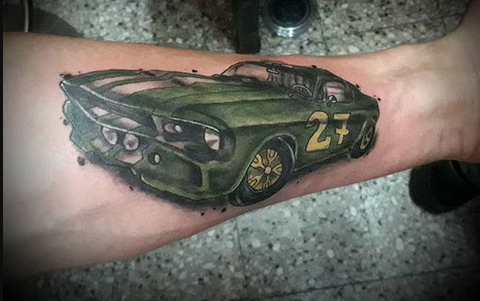 7 Gnarly Ideas for Hardcore CarThemed Tattoos  The News Wheel