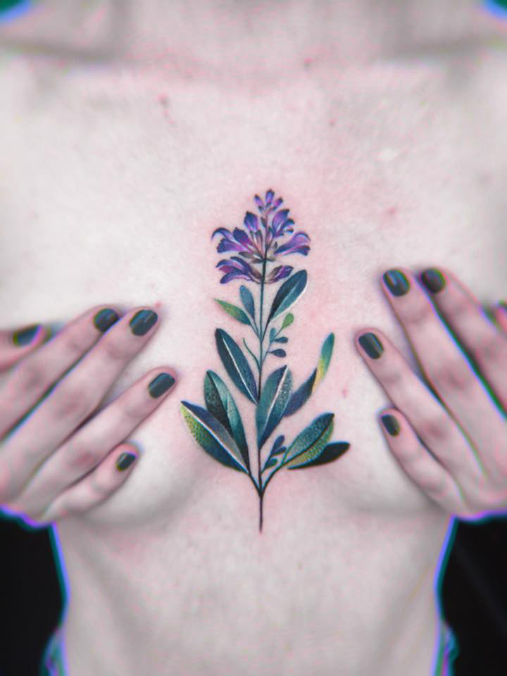 White sage botanical tattoo  Body art tattoos Botanical tattoo Tattoos